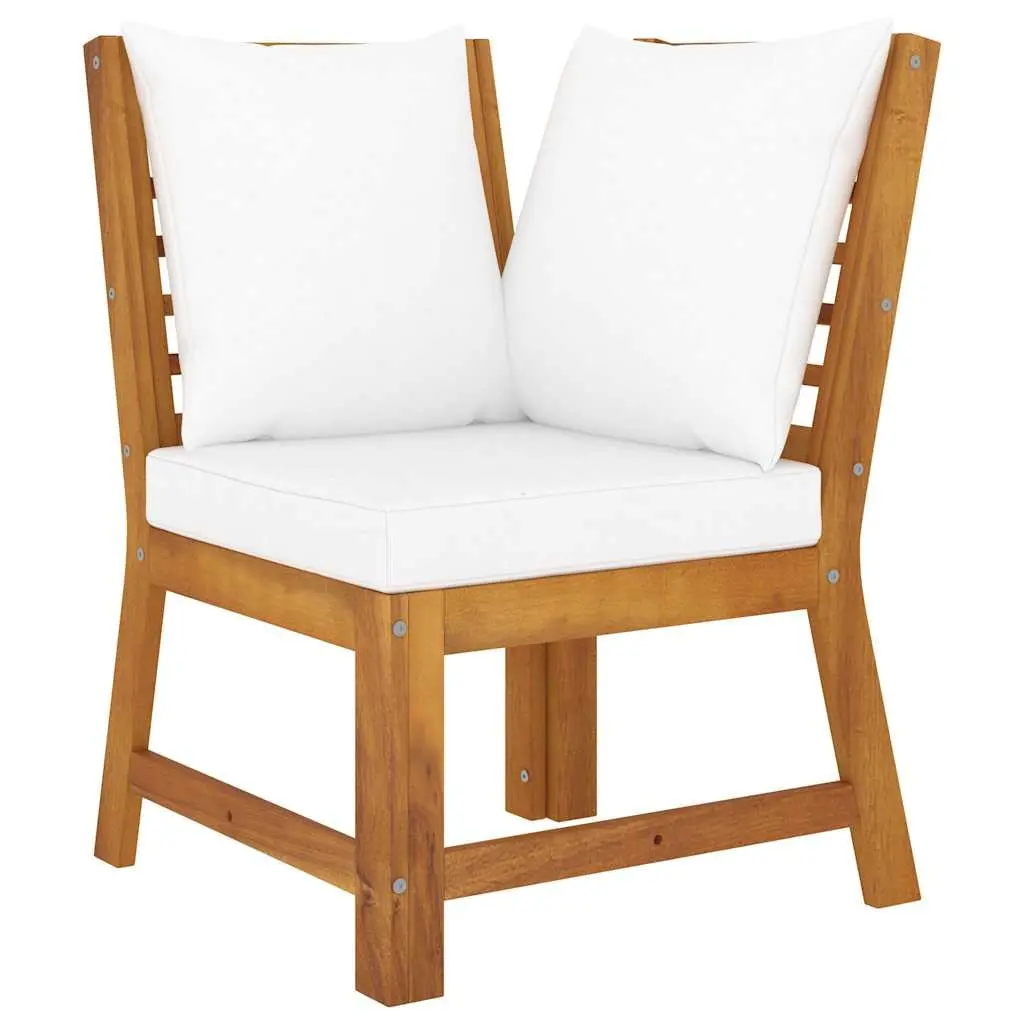 Garden Lounge Set 4 Piece Outdoor Sofa Coffee Table Patio Furniture Cream