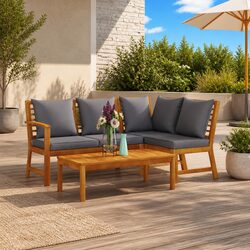 4 Piece Garden Lounge Set