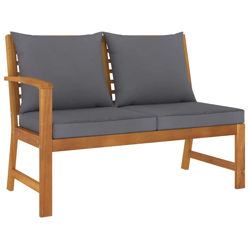 5 Piece Outdoor Garden Lounge Set Patio Sofa Coffee Table Cushions Grey