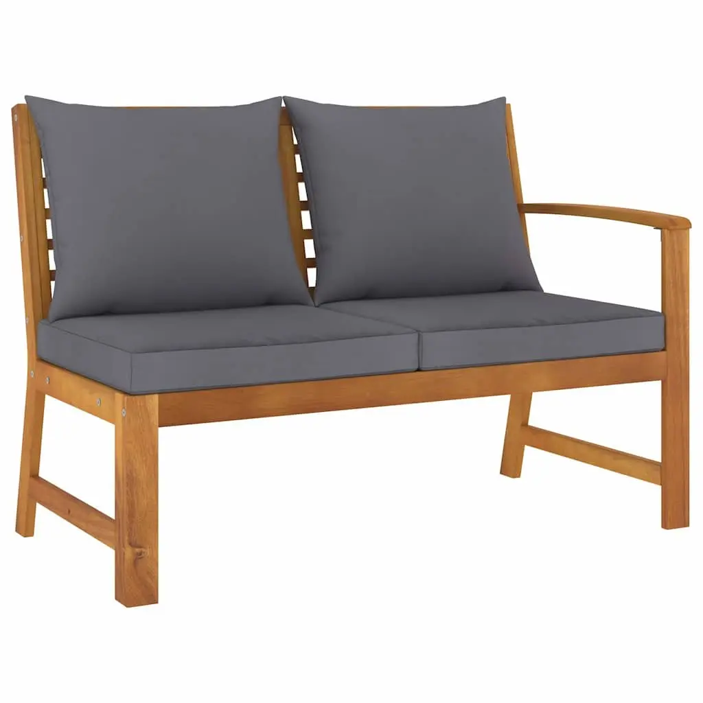 5 Piece Outdoor Garden Lounge Set Patio Sofa Coffee Table Cushions Grey