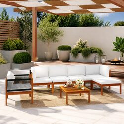 7-Piece Garden Lounge Set: Stylish and Comfortable