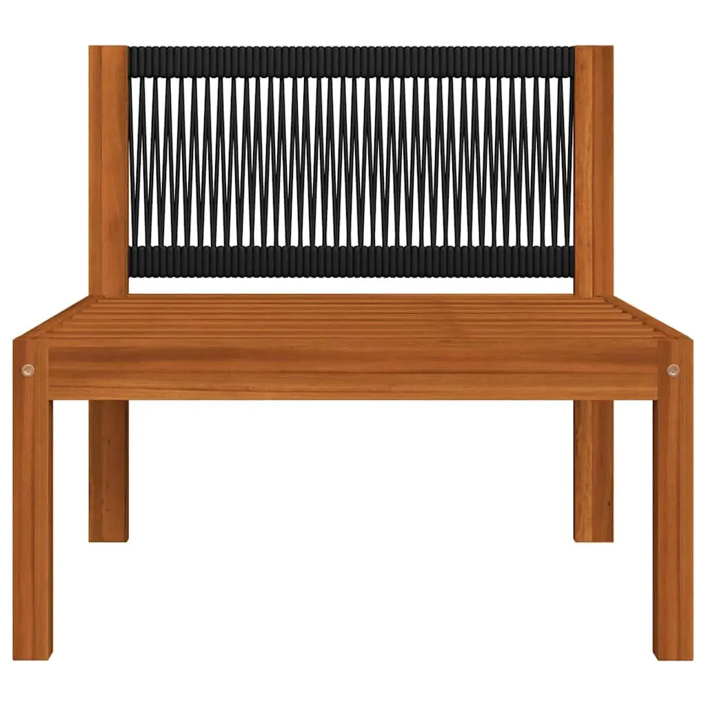 Garden Lounge Set White 7 Piece Outdoor Furniture Patio Sofa with Cushions