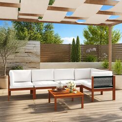 Stylish and Durable 6-Piece Garden Lounge Set