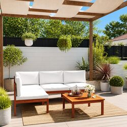 5 Piece Outdoor Lounge Set: Elegant and Comfortable