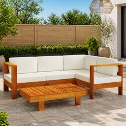 5 Piece Garden Lounge Set: Durable and Stylish