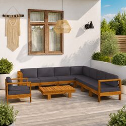 9 Piece Garden Lounge Set
