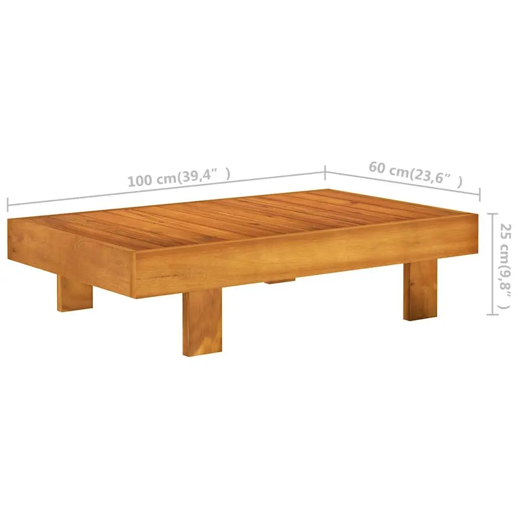 Garden Lounge Set 9 Piece Outdoor Furniture Acacia Wood Grey Cushions Patio