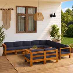 10-Piece Outdoor Lounge Set for Relaxation