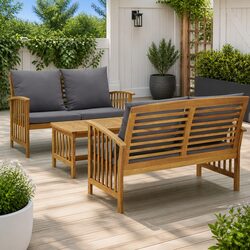 Garden Lounge Set - Stylish and Durable 3-Piece Set