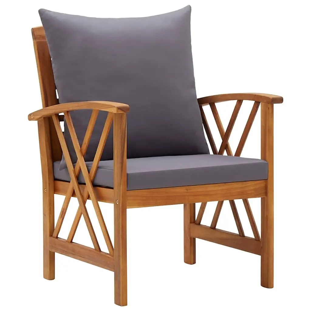 Garden Lounge Set 4 Piece Outdoor Furniture Patio Seating with Cushions