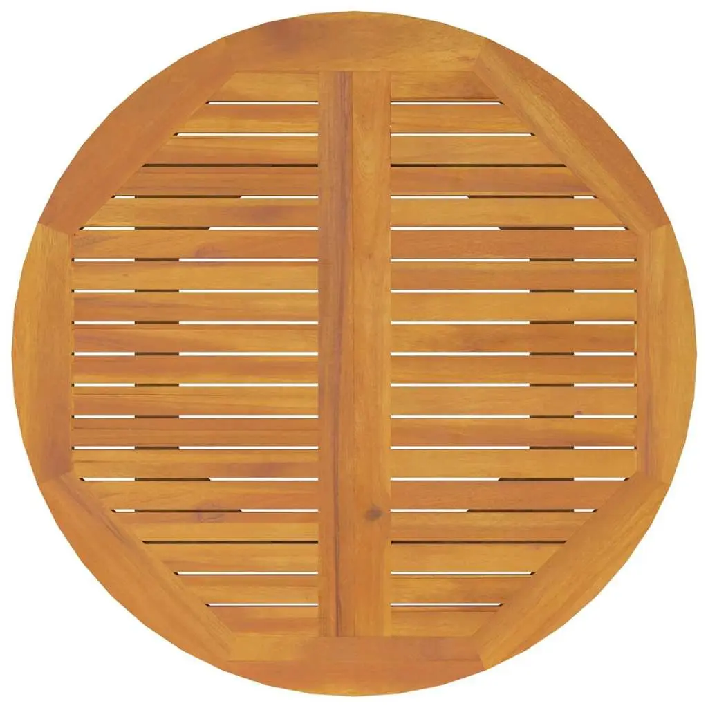Garden Dining Set 5 Piece Outdoor Patio Furniture Wood Slatted Design Table