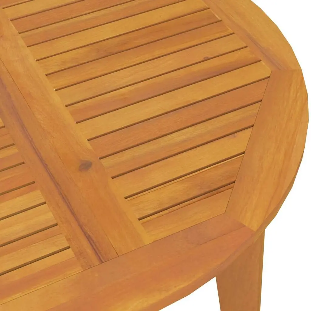 Garden Dining Set 5 Piece Outdoor Patio Furniture Wood Slatted Design Table