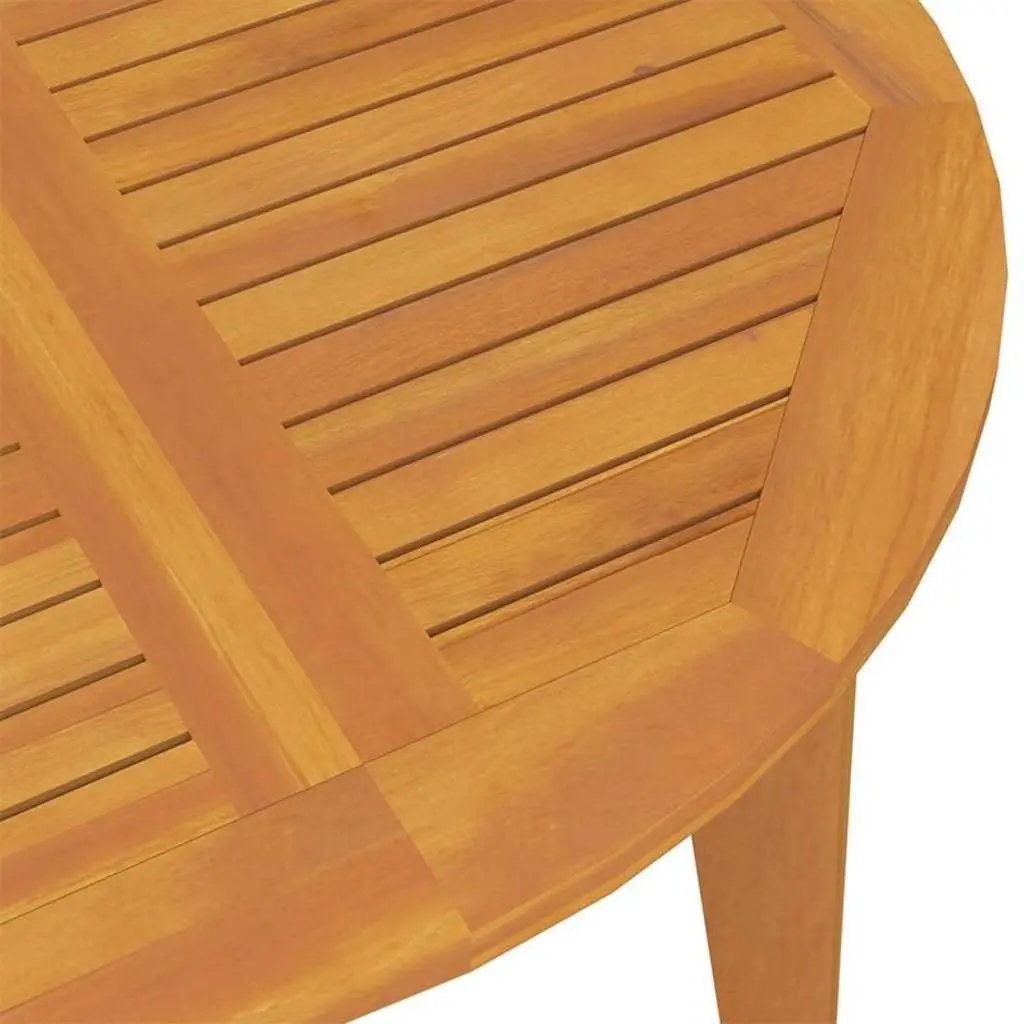 Garden Dining Set 5 Piece Outdoor Furniture Patio Table Chairs Brown Wood