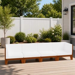 Concise 4-Piece Outdoor Lounge Furniture Set