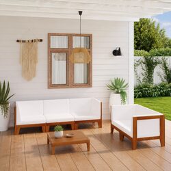 Compact and Stylish 6-Piece Outdoor Lounge Set