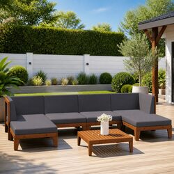 7 Piece Garden Lounge Set for Relaxation