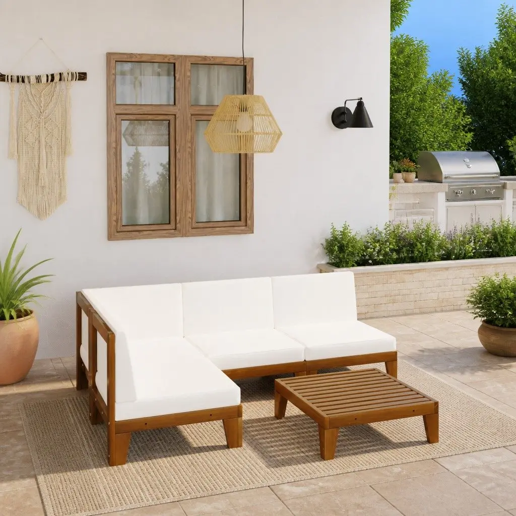 5 Piece Outdoor Lounge Set for Relaxation and Dining