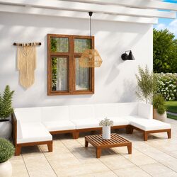 8 Piece Modular Garden Lounge Set for Outdoors