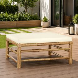 6-Piece Bamboo Lounge Set with Easy Maintenance