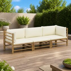 Bamboo Outdoor Lounge Set
