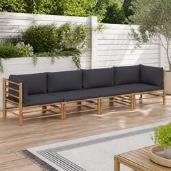 Bamboo Garden Lounge Set: Stylish and Functional