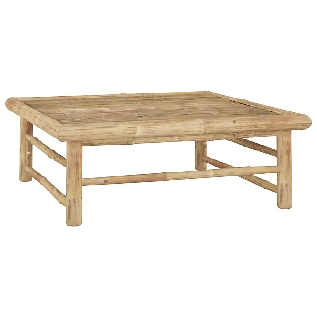 Garden Lounge Set 7 Piece Bamboo Outdoor Furniture with Cushions Modular