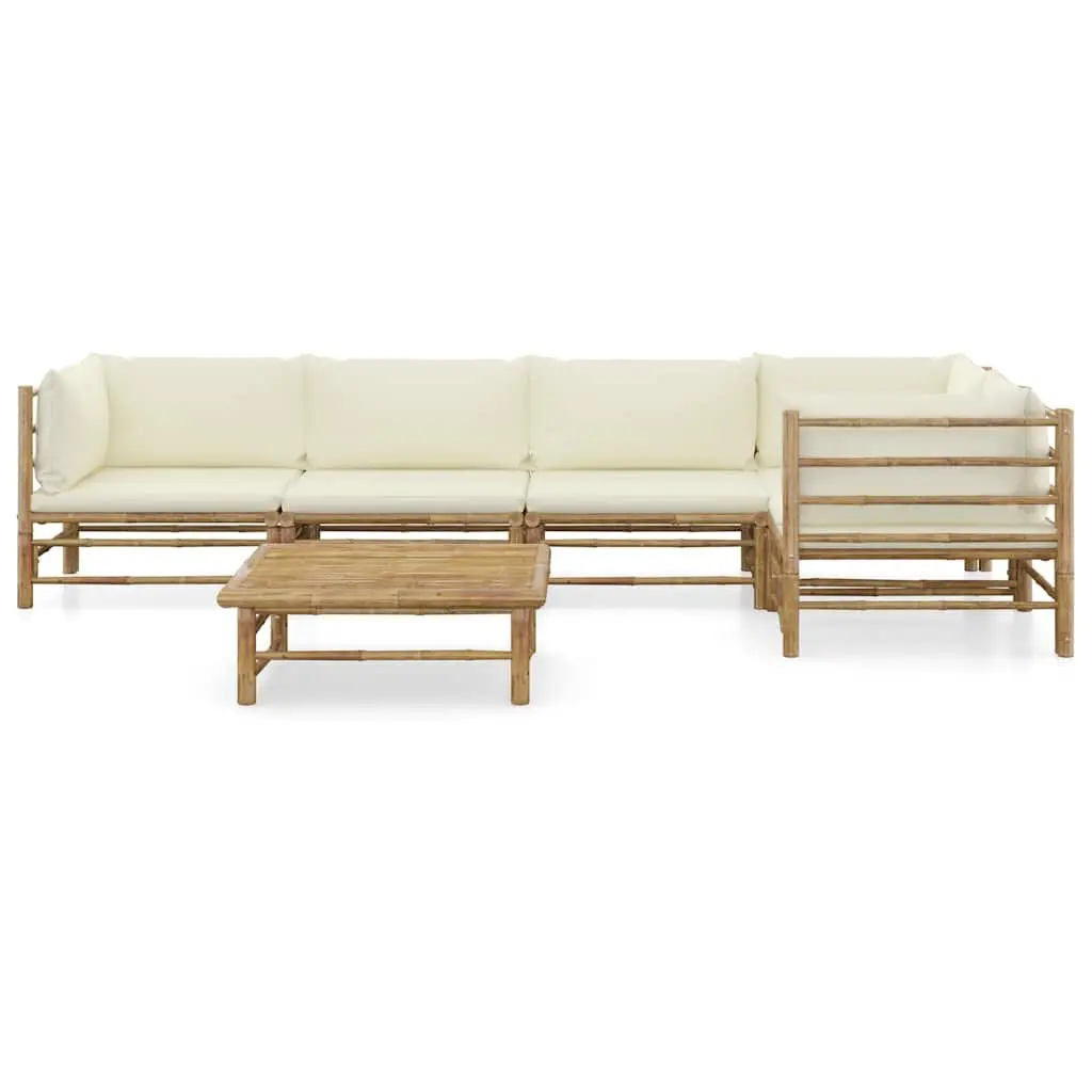 6-Piece Modular Lounge Set for Outdoor Relaxation