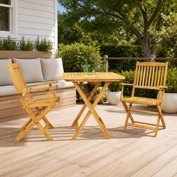 Compact Folding Garden Dining Set for Easy Storage
