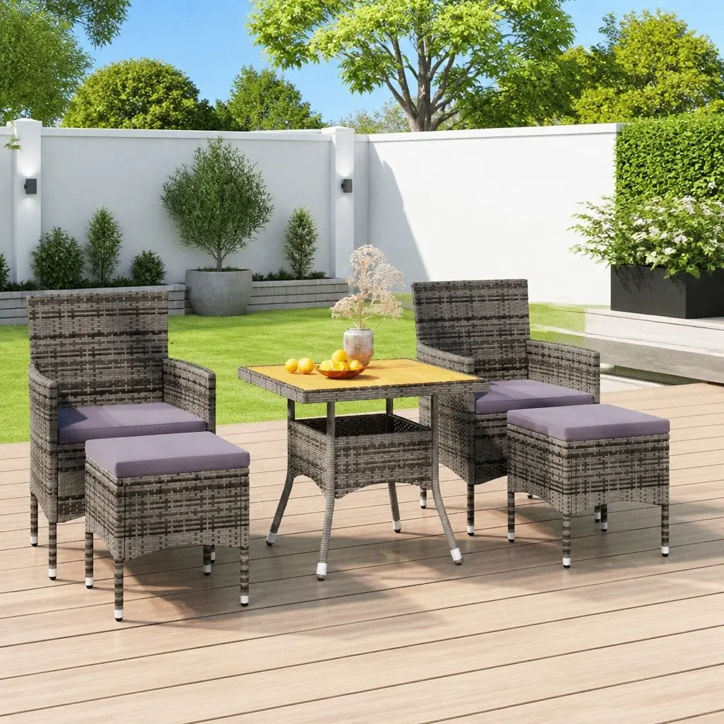5 Piece Outdoor Dining Set for Style & Comfort