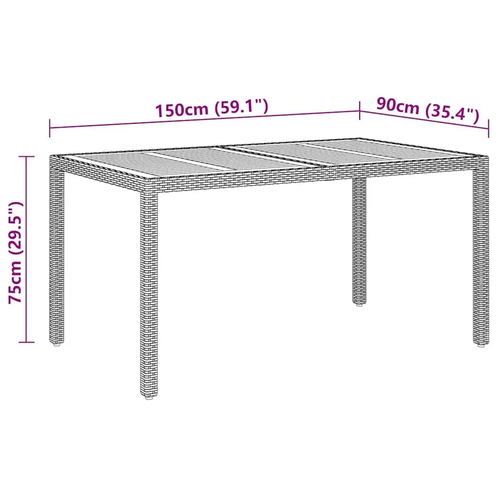 5 Piece Outdoor Dining Set