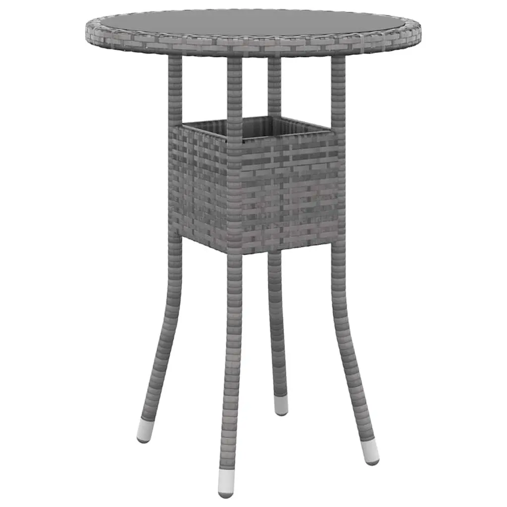 Garden Lounge Set Grey 5 Piece Outdoor Patio Furniture Poly Rattan Seating