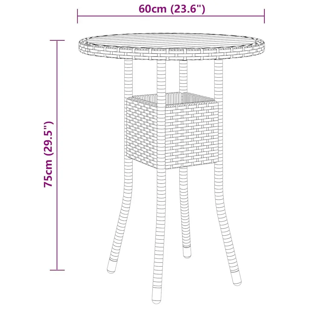 Garden Lounge Set Grey 5 Piece Outdoor Patio Furniture Poly Rattan Seating