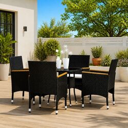 5-Piece Outdoor Dining Set: Strong and Stylish