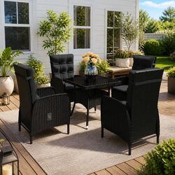 5 Piece Outdoor Dining Set - Stylish and Functional