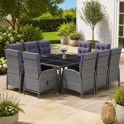 Efficient 11 Piece Outdoor Dining Set for All Occasions