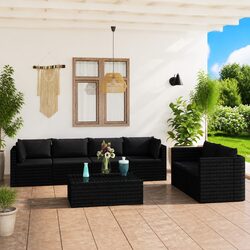 7 Piece Garden Lounge Set: Comfortable and Stylish Outdoor Furniture