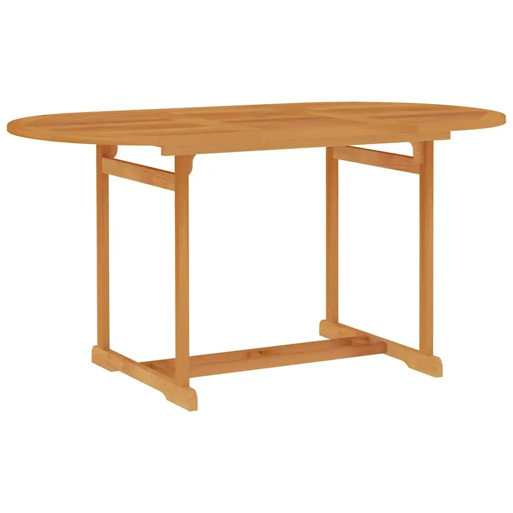 7 Piece Garden Dining Set Solid Teak Wood Outdoor Patio Furniture Brown