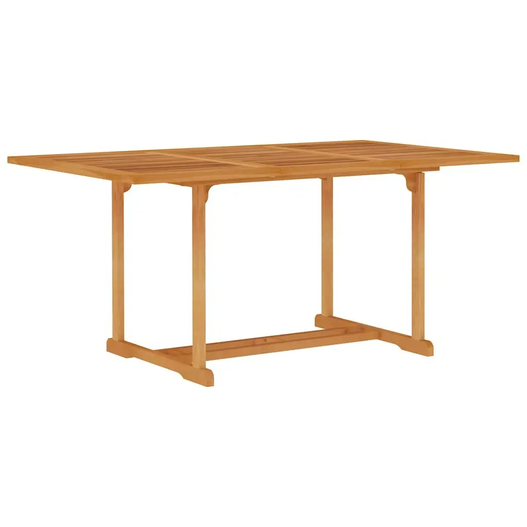 5-Piece Teak Garden Dining Set for Outdoor Enjoyment