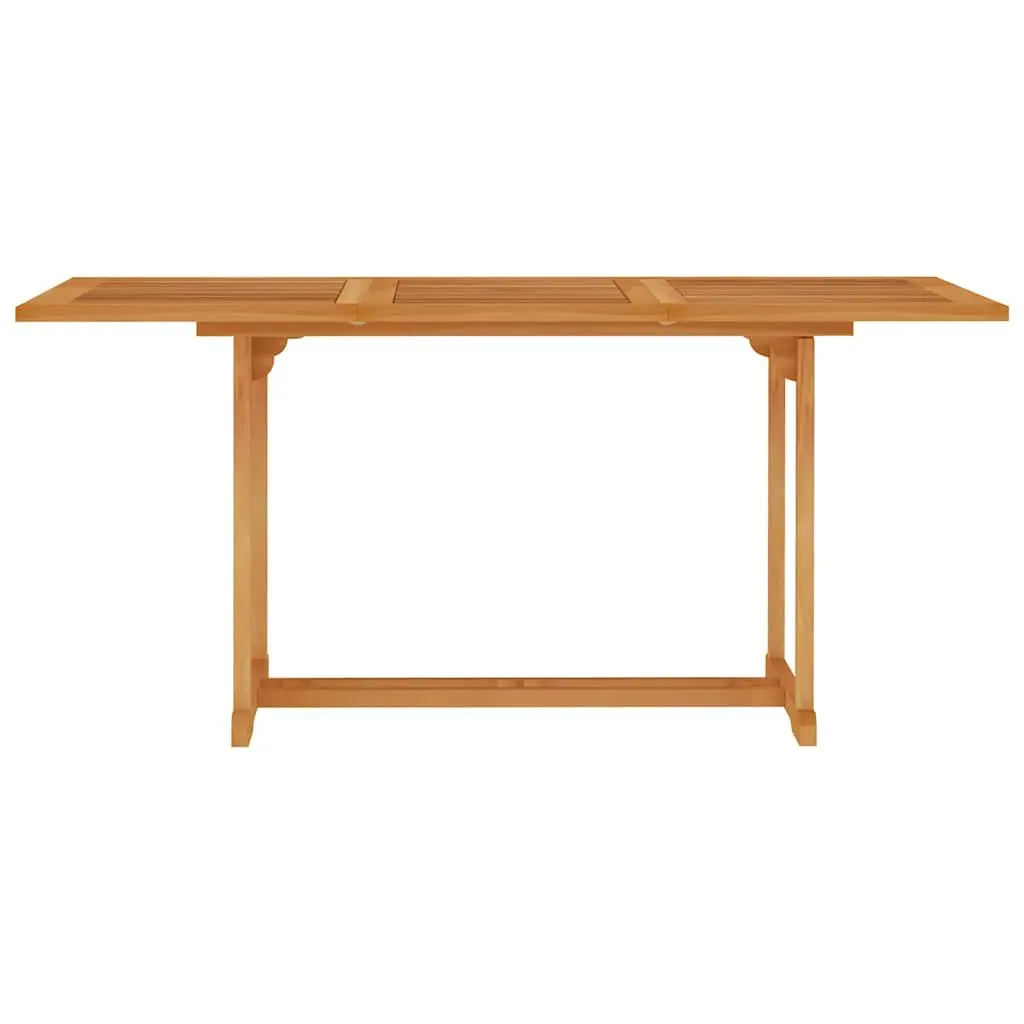 5-Piece Teak Garden Dining Set for Outdoor Enjoyment