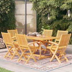 Compact and Stylish 7 Piece Outdoor Dining Set