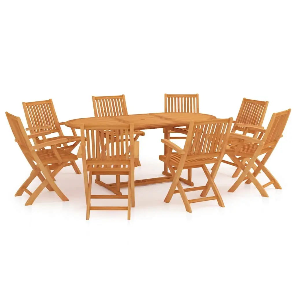9 Piece Dining Set for Outdoors
