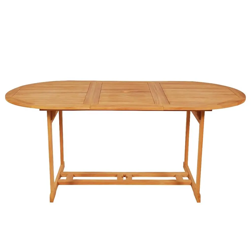 7 Piece Garden Dining Set Solid Teak Wood Table Chairs Patio Furniture Outdoor