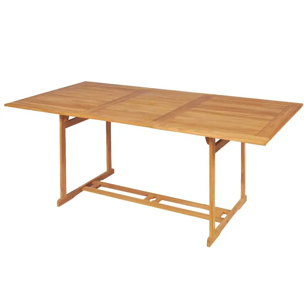 Garden Dining Set 9 Piece Teak Wood Outdoor Furniture Table Chairs Patio