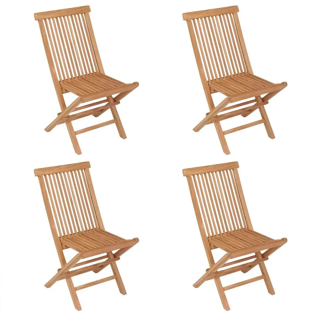 Garden Dining Set 5 Piece Outdoor Furniture Table Chairs Folding Patio Seating