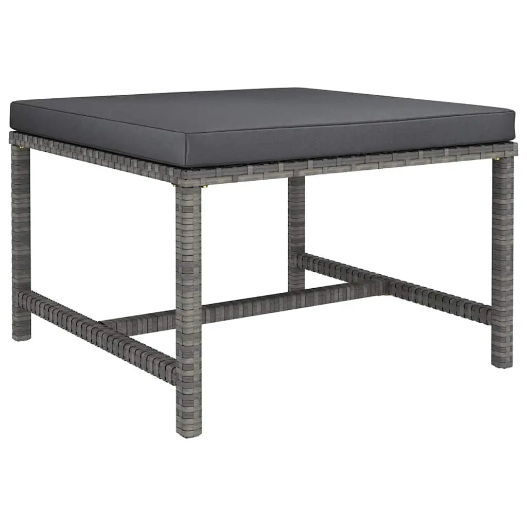 6-Piece Modular Garden Lounge Set in Grey