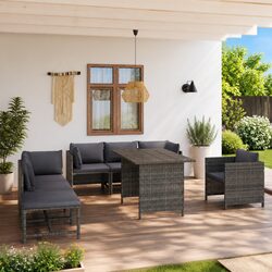 8-Piece Garden Lounge Set with Easy Care Features
