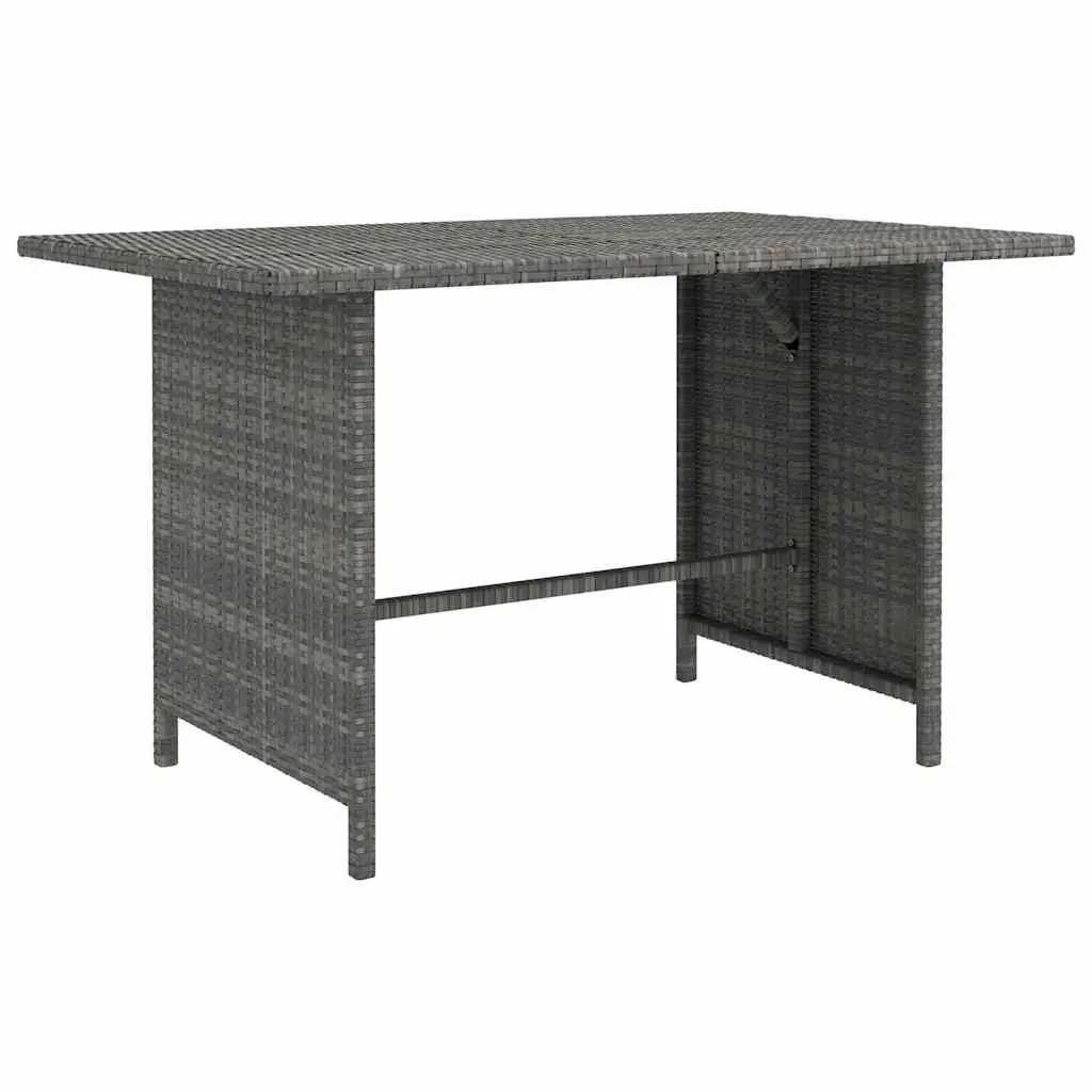 Garden Lounge Set 9 Piece Poly Rattan Outdoor Furniture Grey Cushions Modular