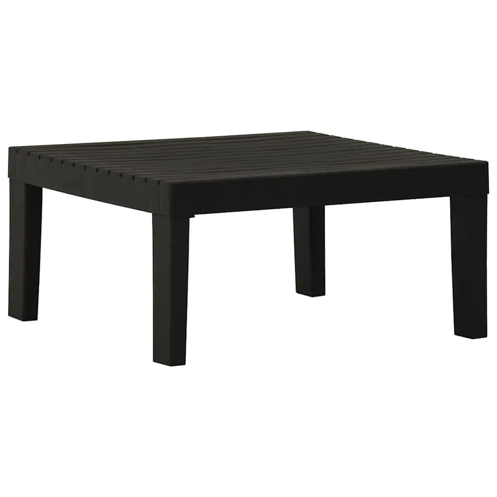 3 Piece Outdoor Lounge Set Grey with Cushions Table Bench Patio Furniture