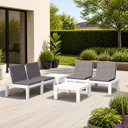 4 Piece Outdoor Lounge Set
