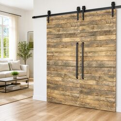 200cm Sliding Door Hardware Kit for Smooth Operation